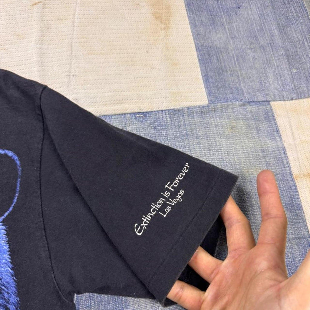 1990s Extinction Is Forever Black Bear Wildlife Tee | Medium