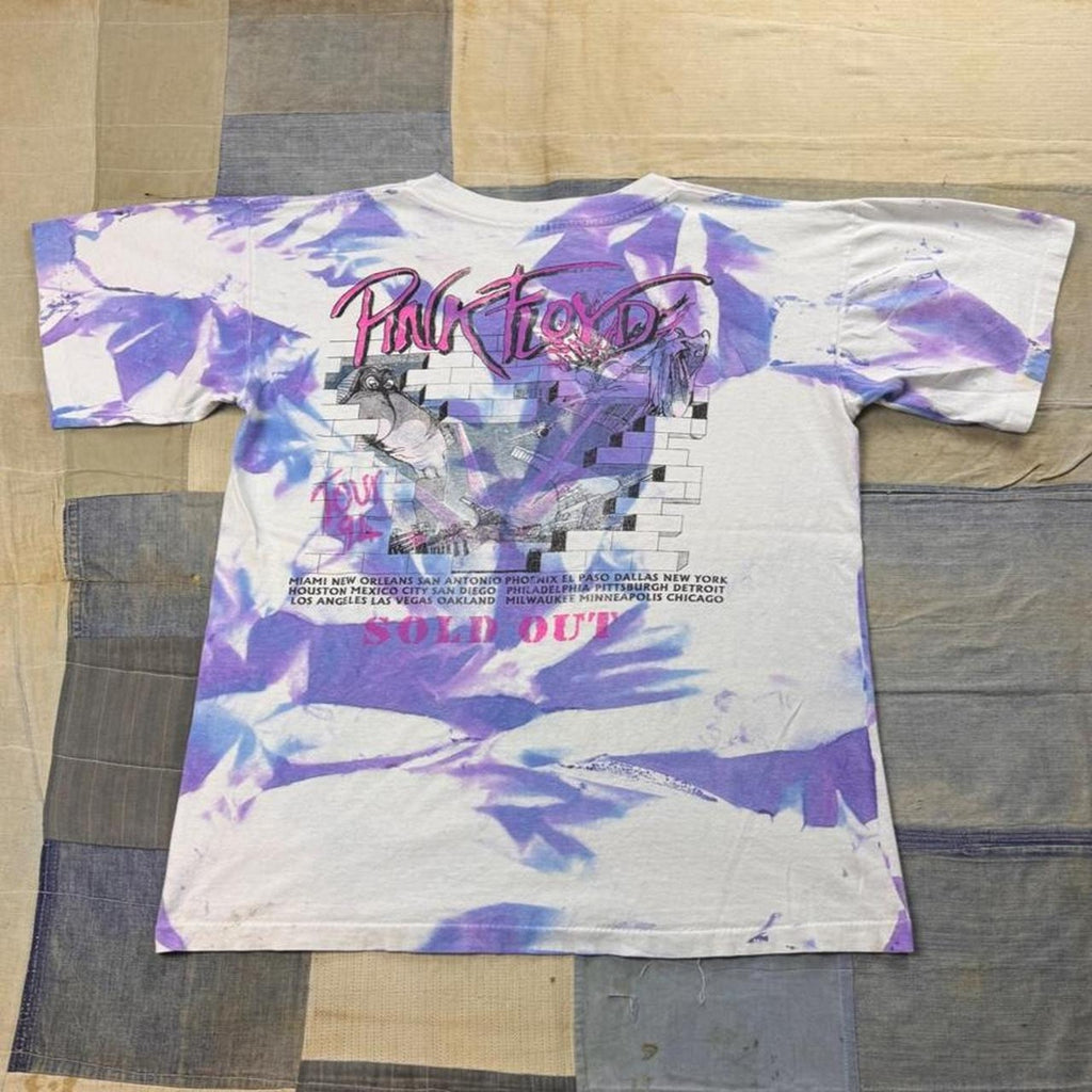 1994 Pink Floyd The Division Bell Tie-Dye Tour Tee | Large