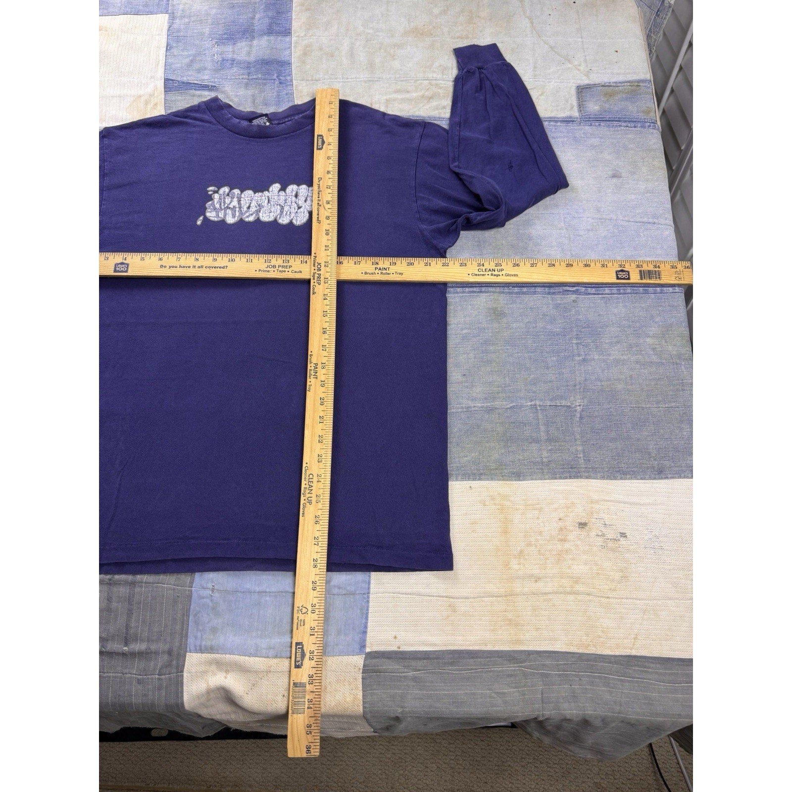 1990s Stussy Graffiti Long Sleeve Tee | Large
