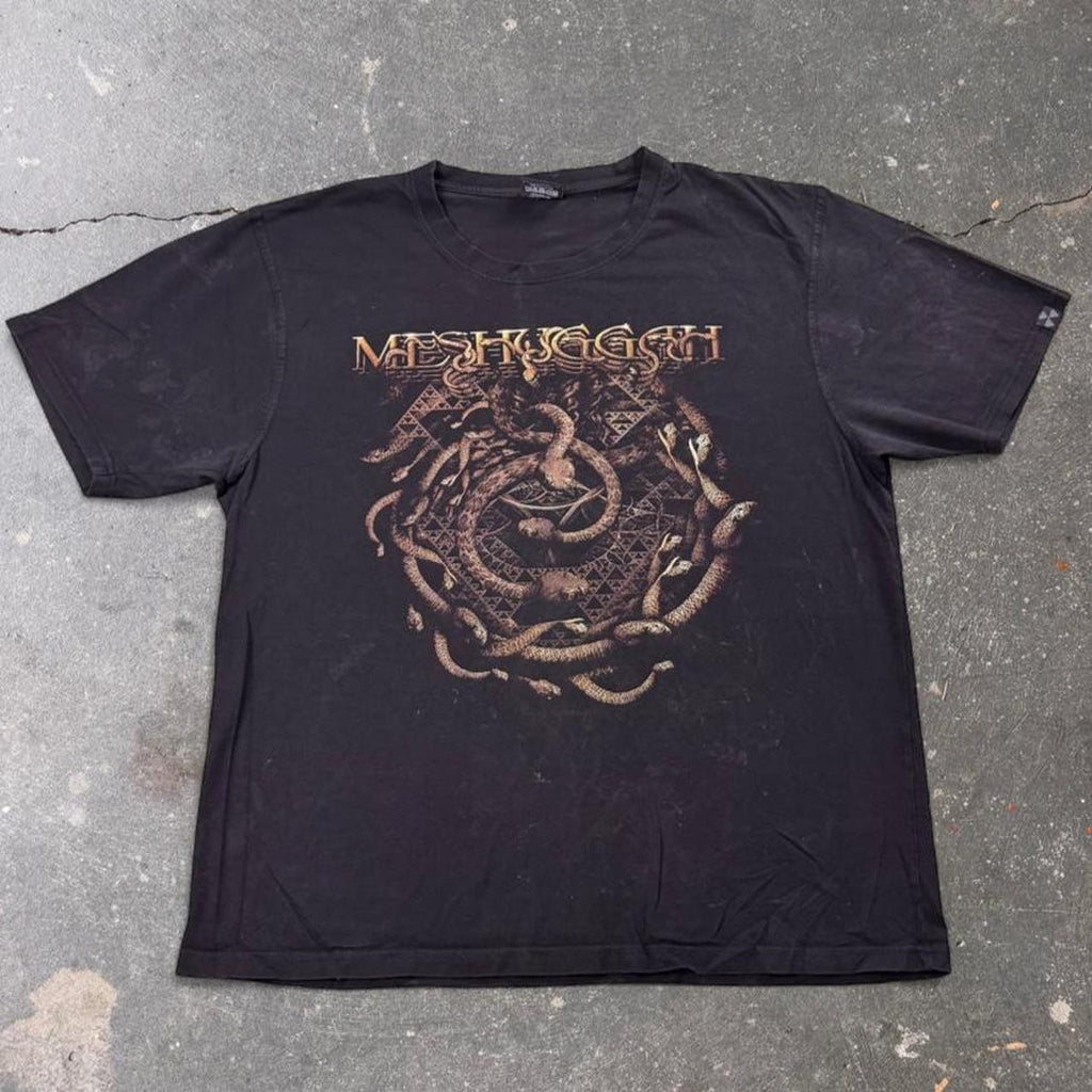 2014 Meshuggah Snakes Metal Band Tee | XXL