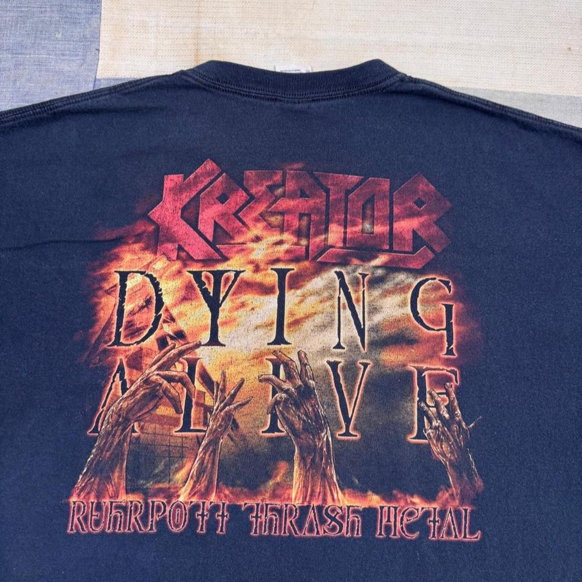 2013 Kreator Dying Alive Return of Thrash Metal Double Sided Tee | Extra Large