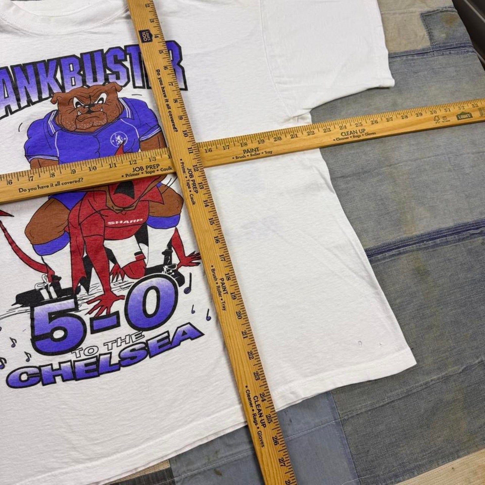 1999 Chelsea FC “Mankbuster” graphic Tee | XL
