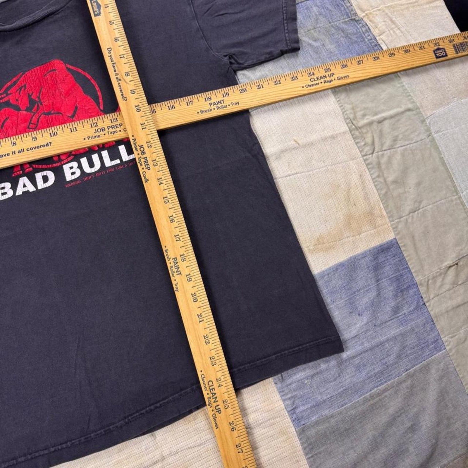 1990s Bad Bull Novelty Graphic Tee | Large