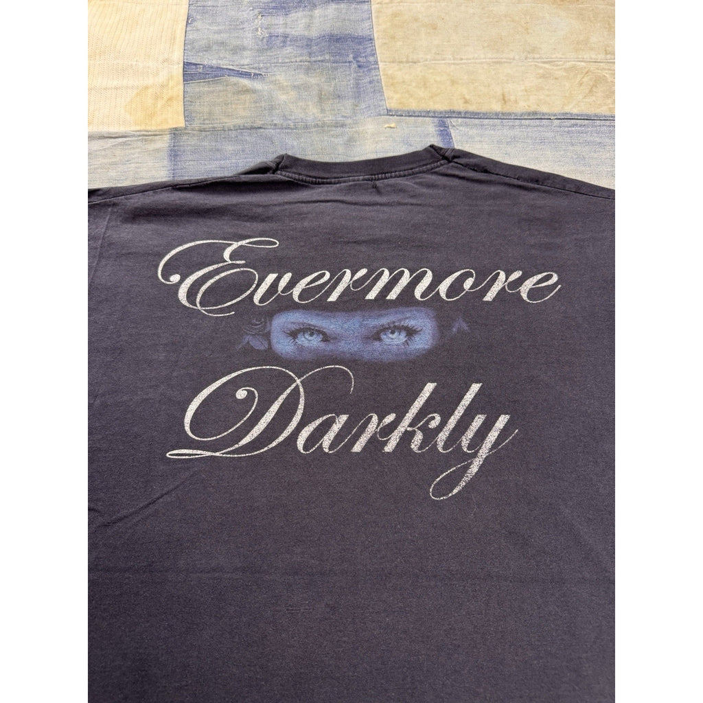 Vintage Cradle Of Filth Evermore Darkly Band T Shirt Black Gothic Metal XL