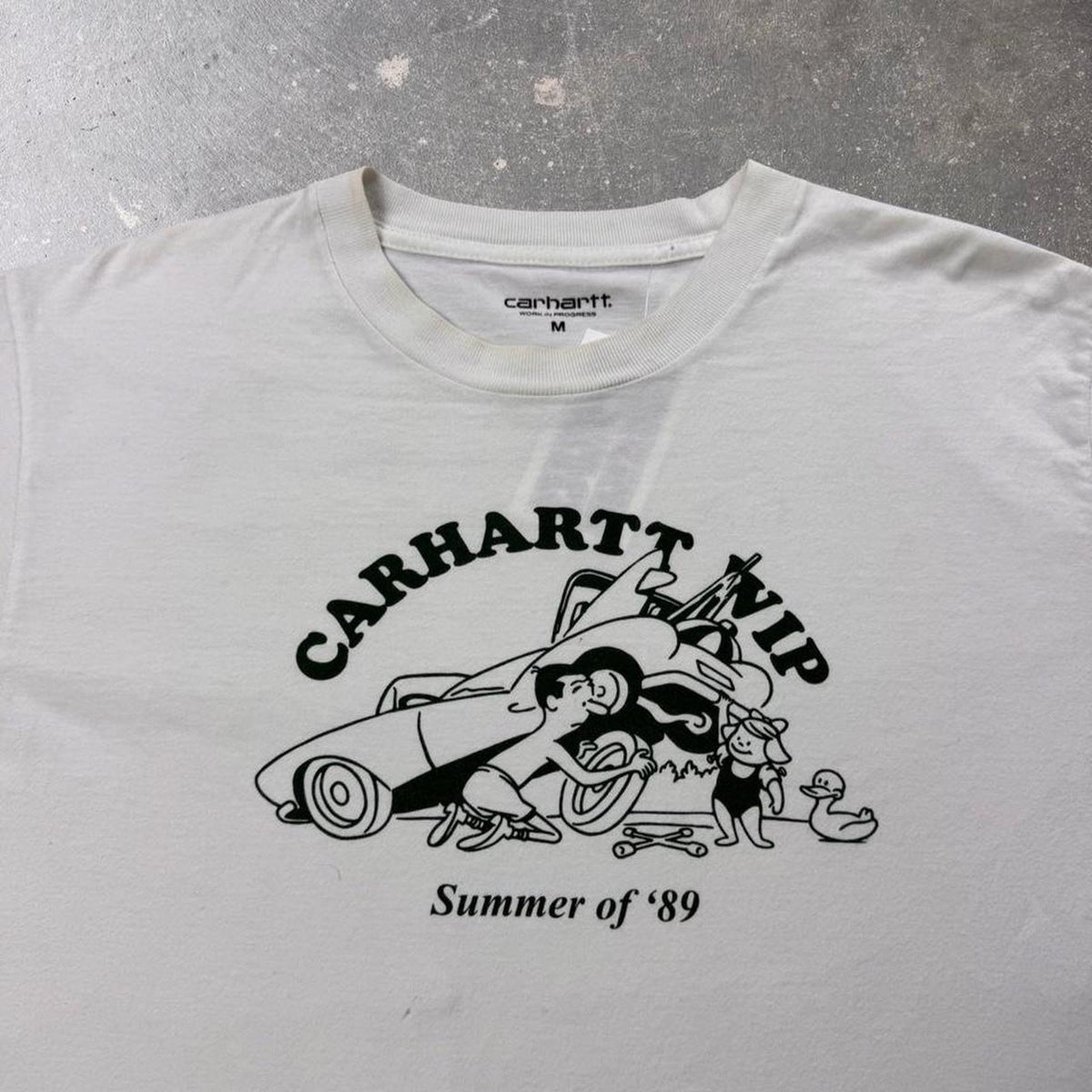 2010s Carhartt WIP Summer of '89 Hot Rod Graphic Tee | Medium