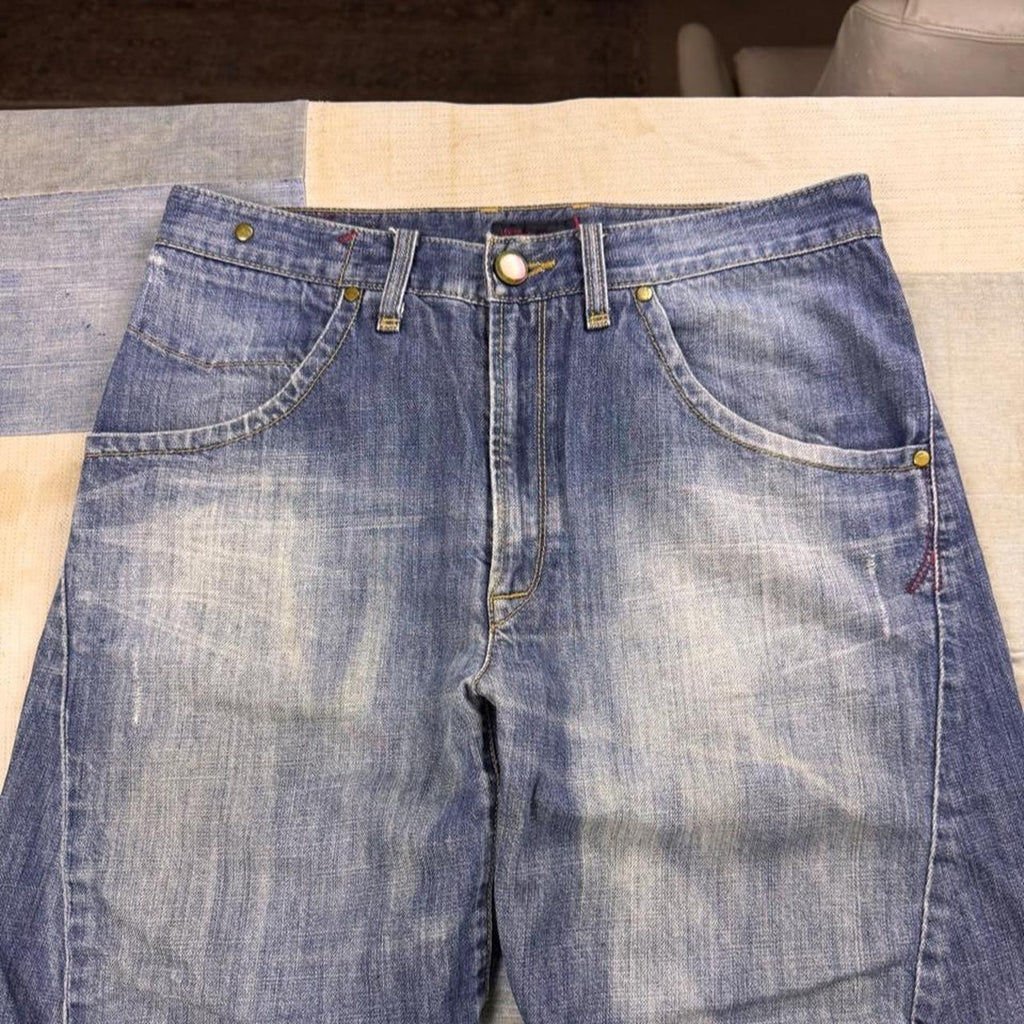 1999 Levi's Engineered Jeans Cinch Back Twisted Seam Denim | 33x30.5