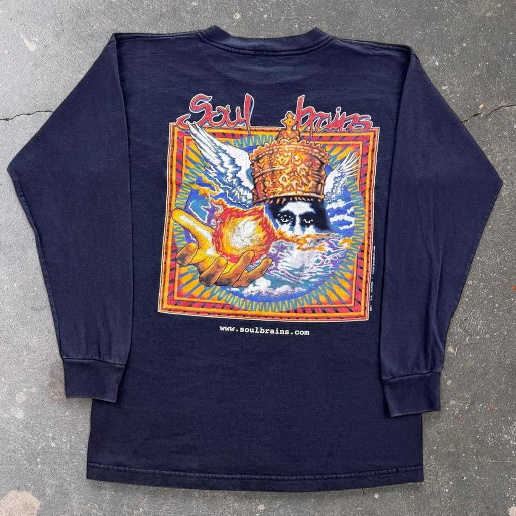 1998–2001 Soul Brains Bad Brains Long Sleeve Band Tee | Medium