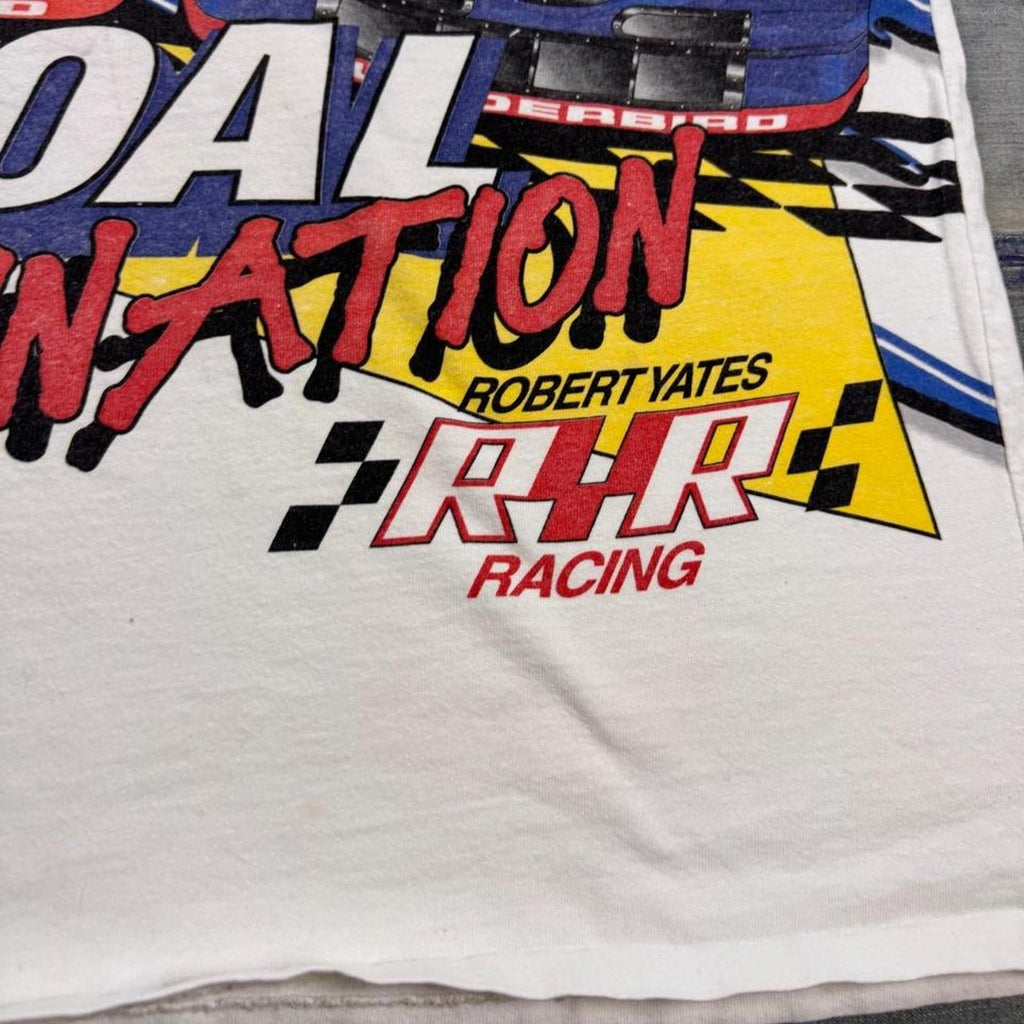 1990s Chase Racewear Robert Yates Racing all-over print tee | XXL
