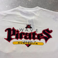 1980s Rip Curl Wave Pirates Australia Surf Pocket Tee | Large