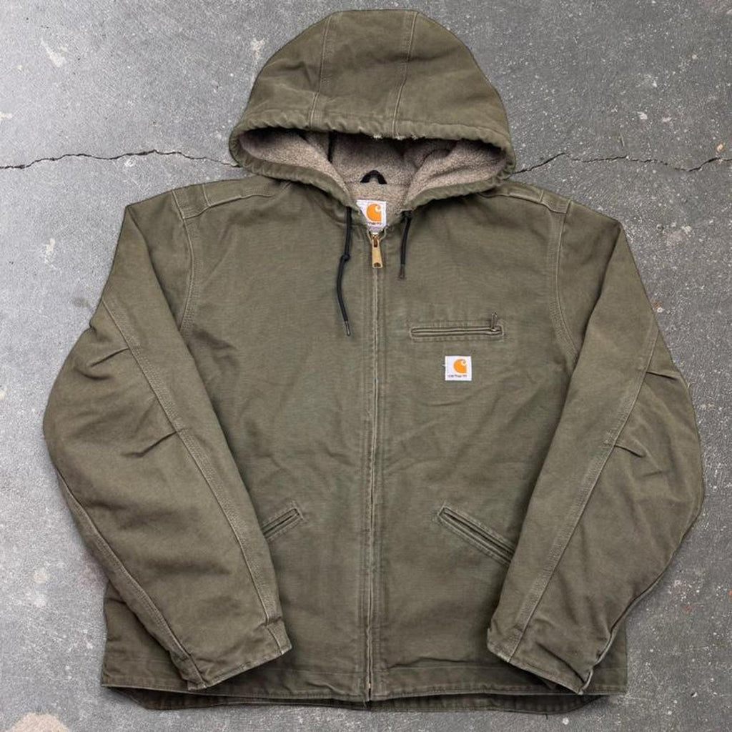 Carhartt Womens Sherpa Lined Hooded Jacket | XL