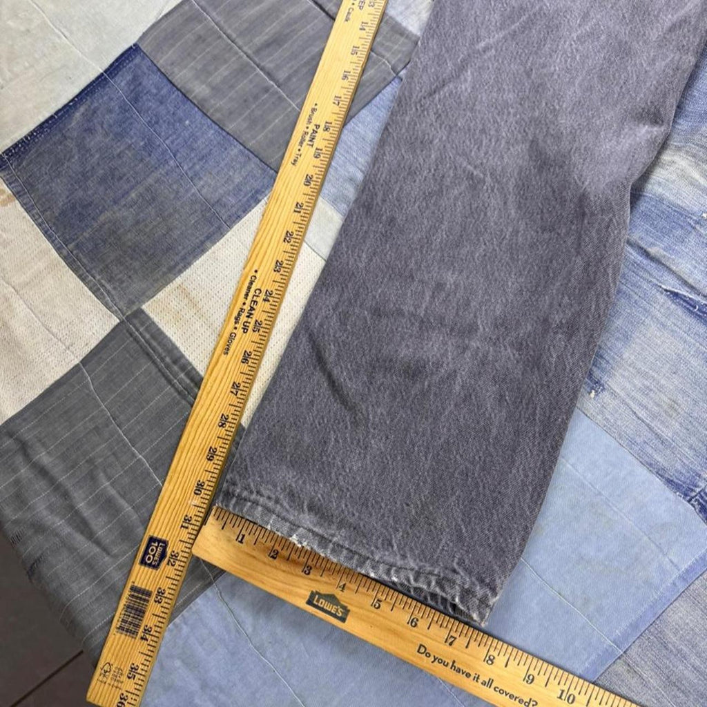 1990s Levi’s 501 Faded Gray Denim Jeans | 34x30