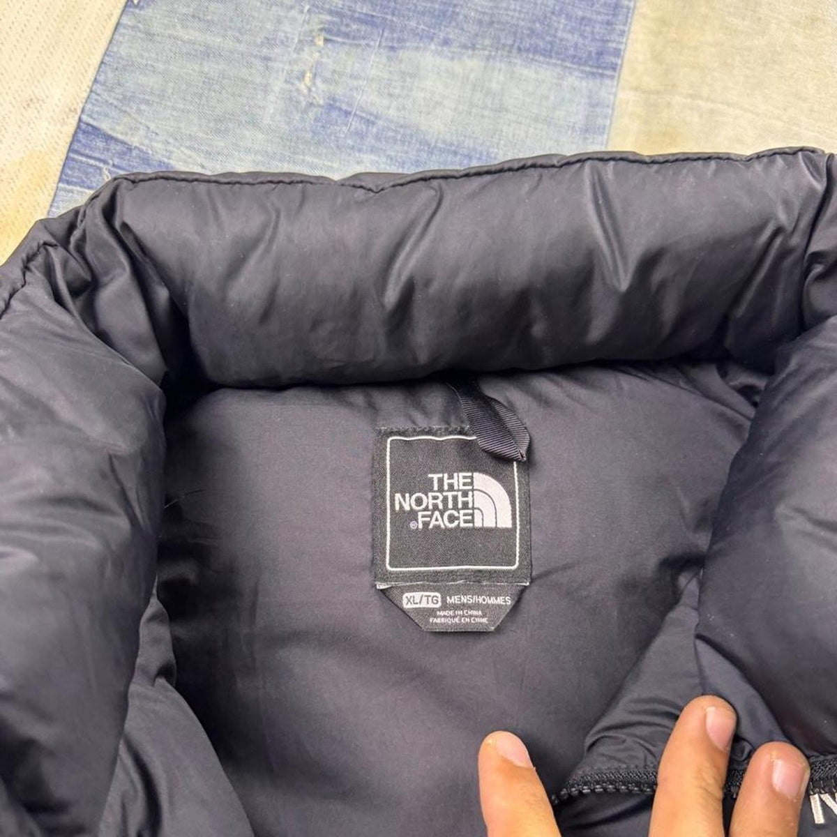 2000s The North Face Nuptse 700 Black Down Puffer Jacket | XL