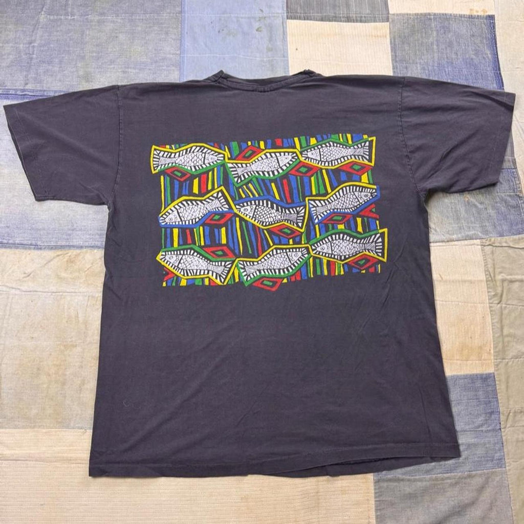 1990s Jane Altschuler Les Pompiers Palestiniens Art Tee | XL