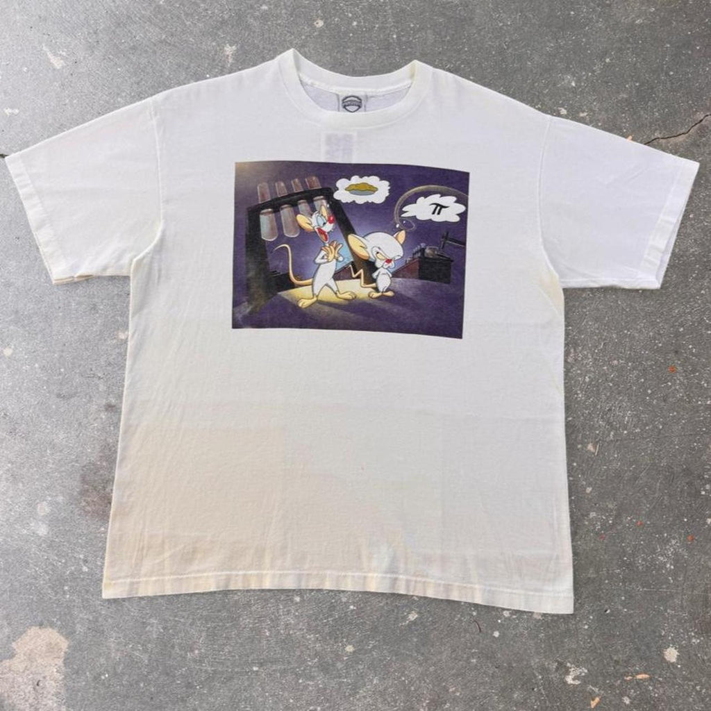 1993 Animaniacs Pinky and the Brain Graphic Tee | XL