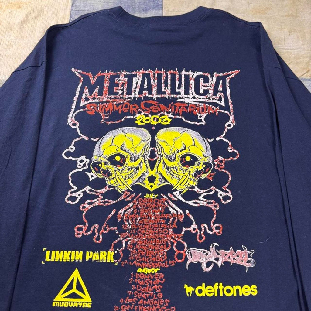 Metallica Summer Sanitarium 2003 long sleeve shirt XXL