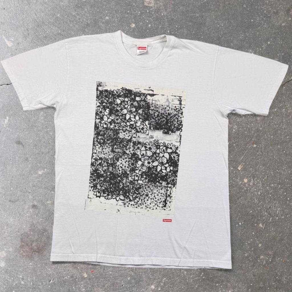 2000s Supreme Floral Collage Tee | M