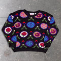 1990s Northern Isles Hand Knit Floral Sweater | L