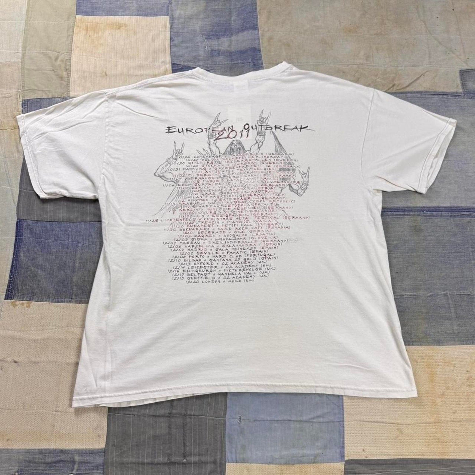2011 Hammerfall band tee | XL