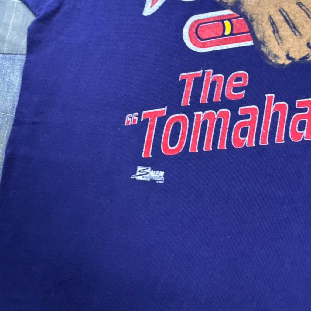 1999 Atlanta Braves Tomahawk Chop MLB cotton tee | XL