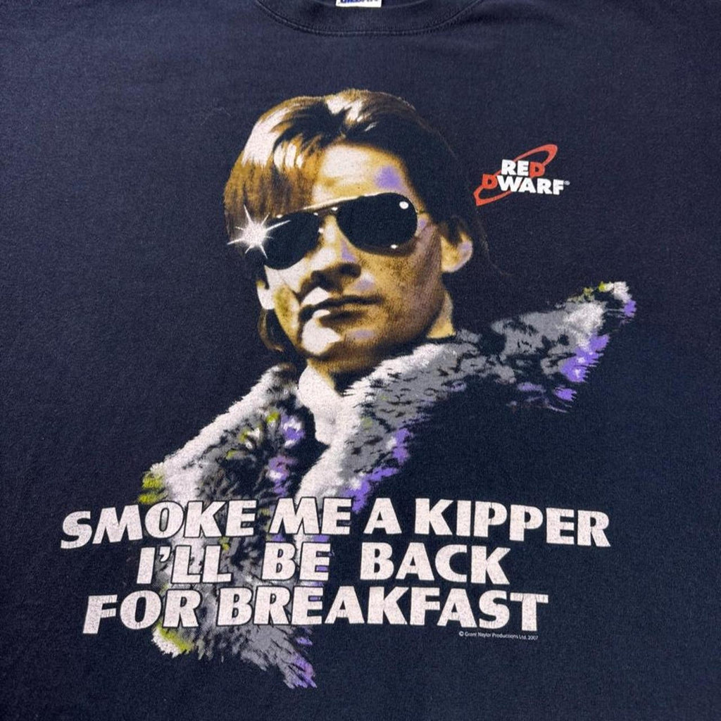 2007 Red Dwarf Ace Rimmer Smoke Me a Kipper Graphic Tee | XL