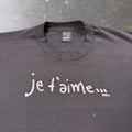 1990s French “Je T’aime… Moi Aussi!” Double-Sided Tee | XL