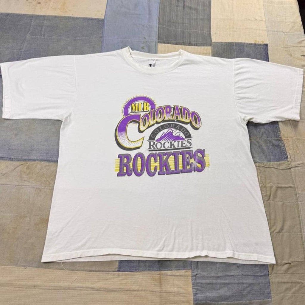 1990s Colorado Rockies MLB Logo Graphic Tee | XXL
