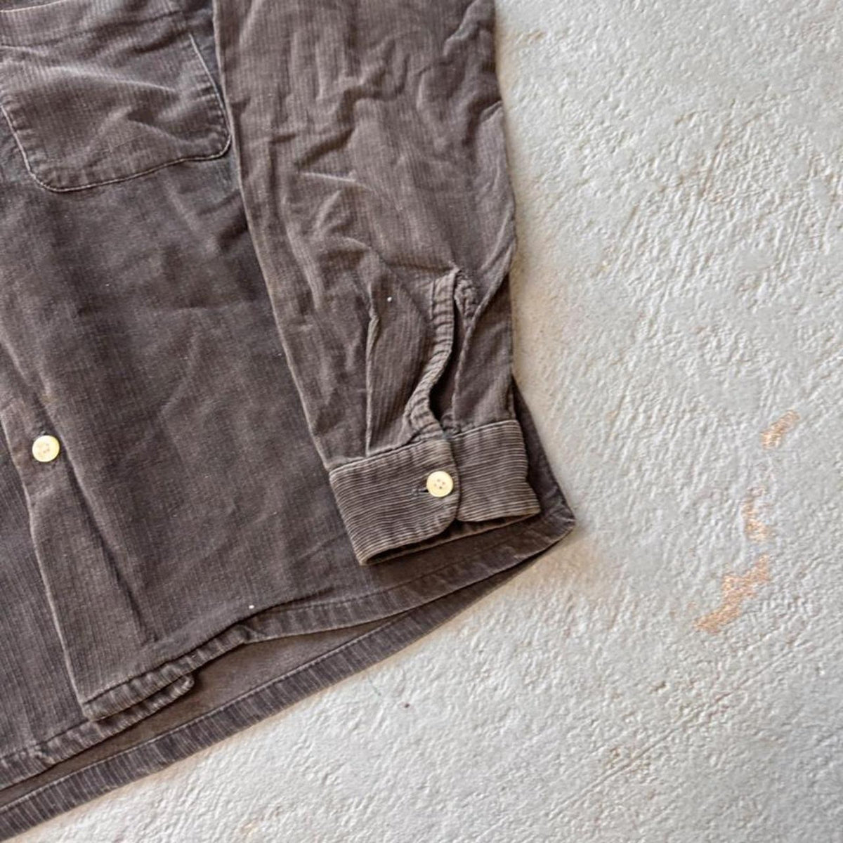 1950s Corduroy Sport Shirt | M