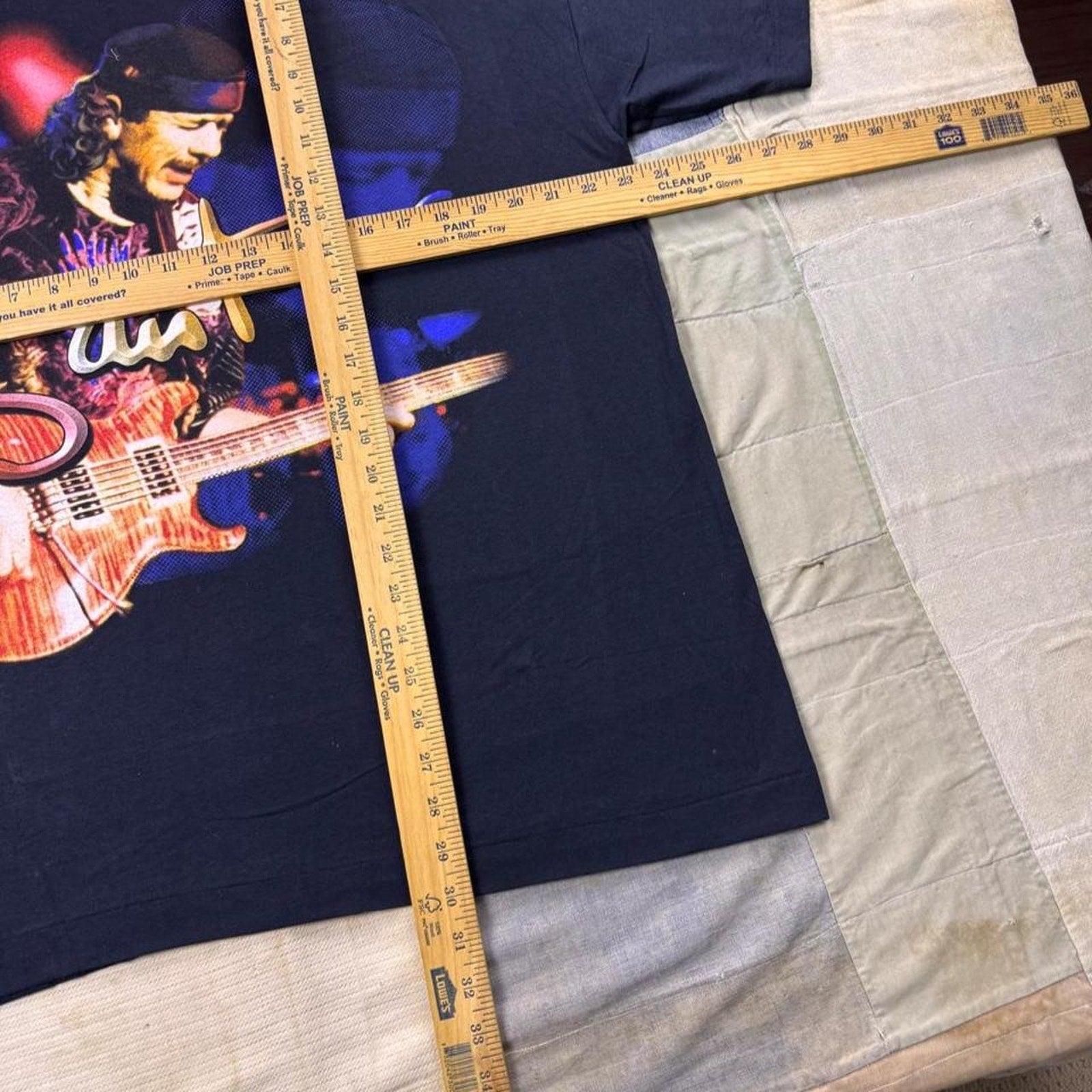 1990s Santana All Over Print Concert Band Tee | XL