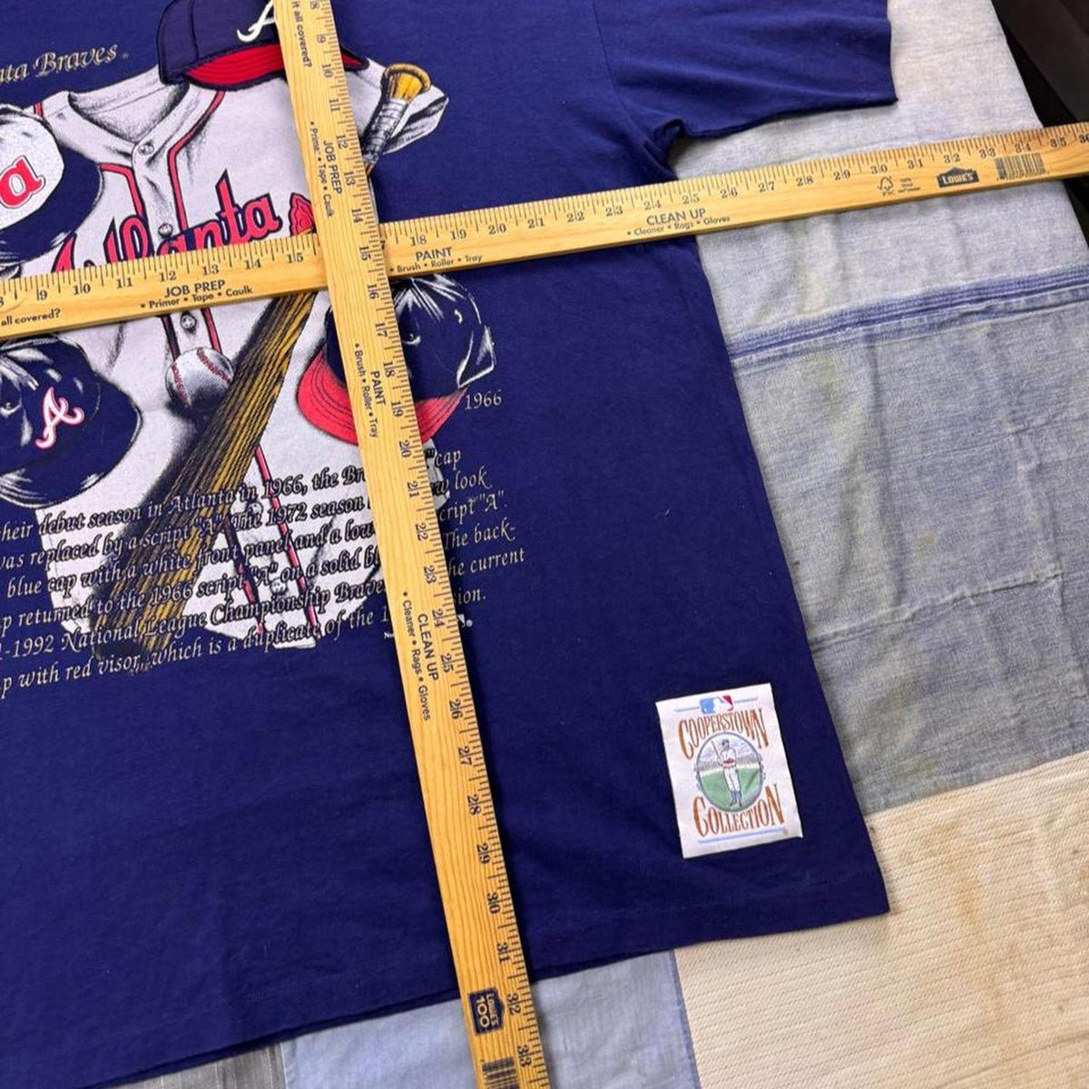 1992 Atlanta Braves Nutmeg Cooperstown Collection History Tee | XL