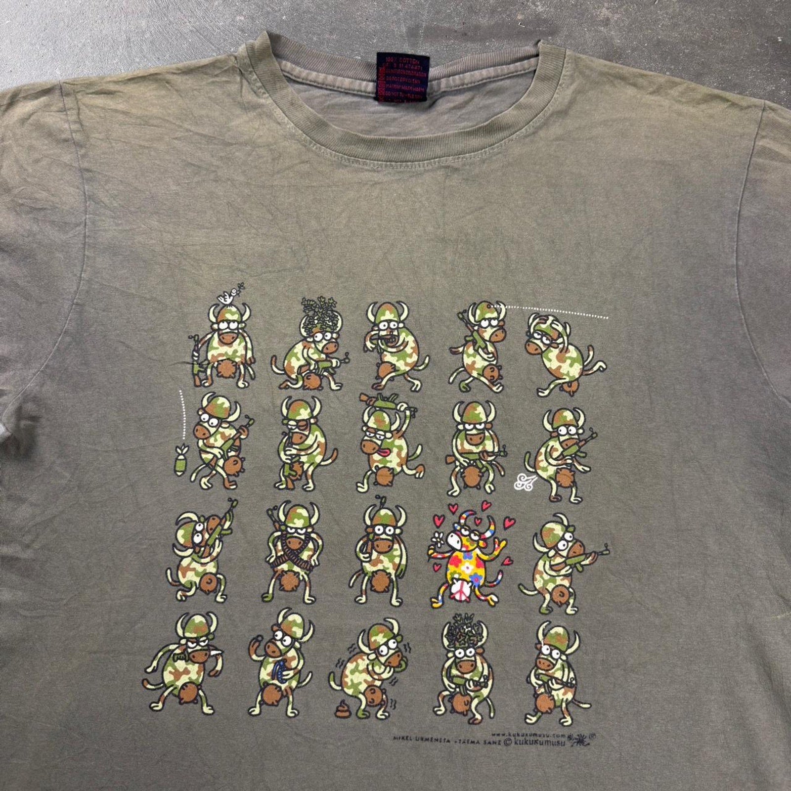 2000s kukuxumusu graphic tee | medium