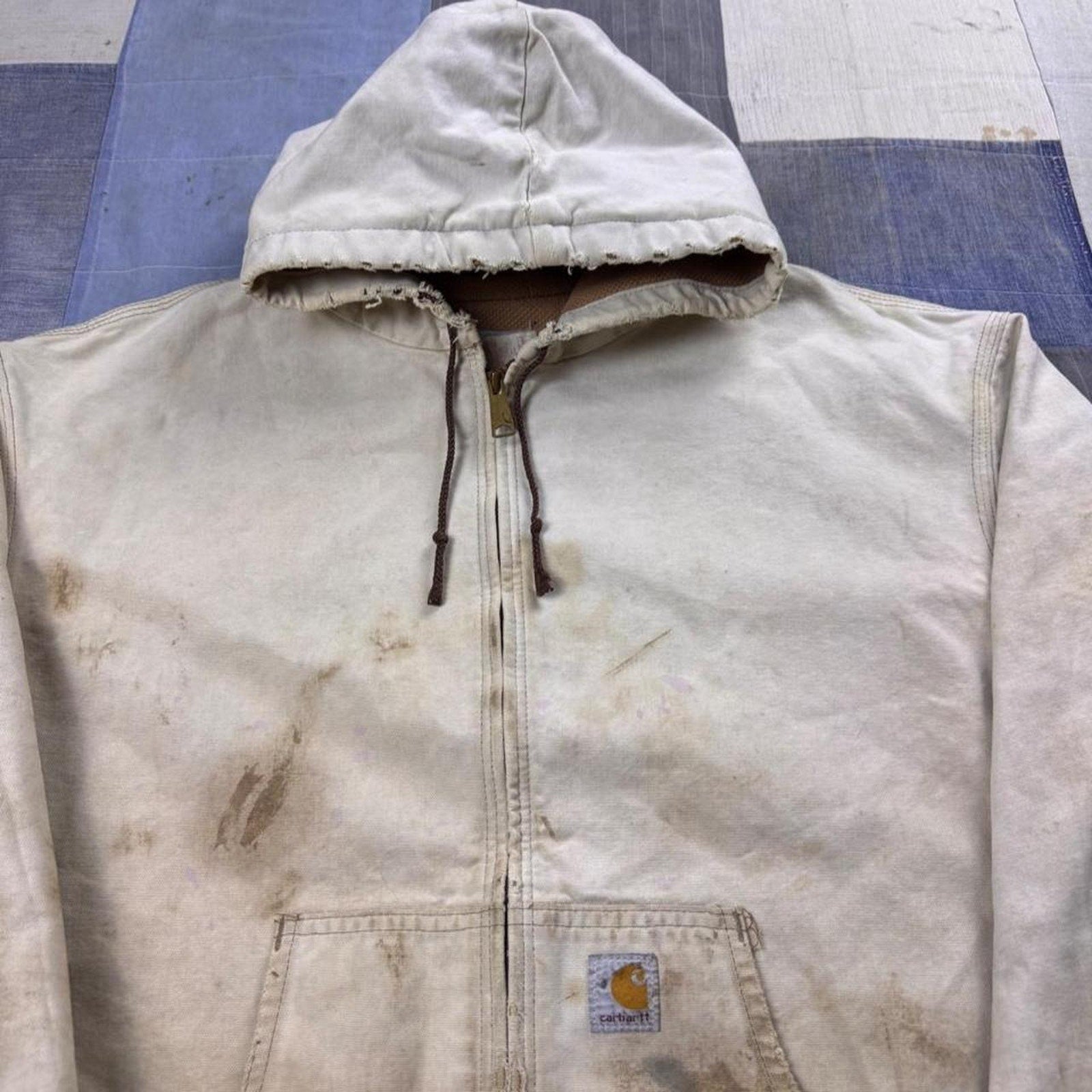 1990s Carhartt J130 Arctic Quilt-Lined Duck Active Jacket | XXL
