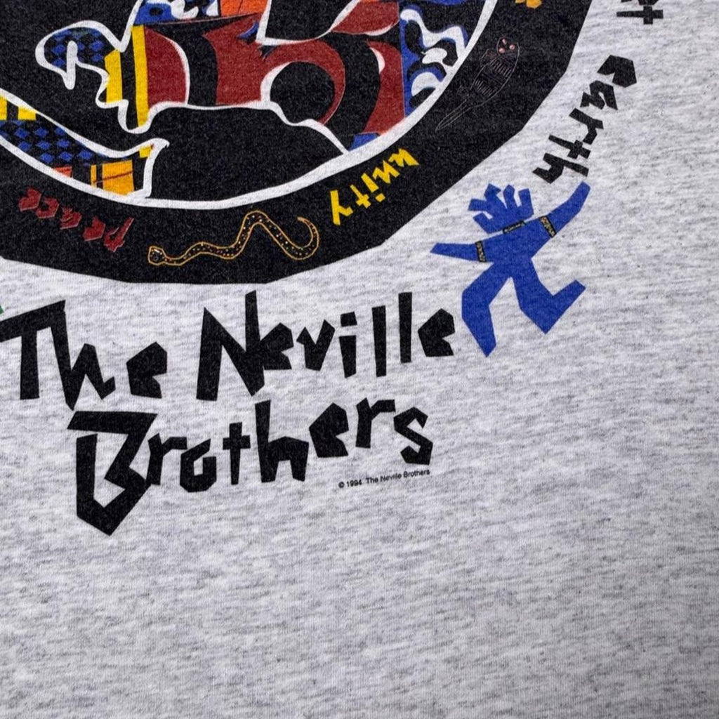 1994 The Neville Brothers Live on Planet Earth Graphic Tee | Large