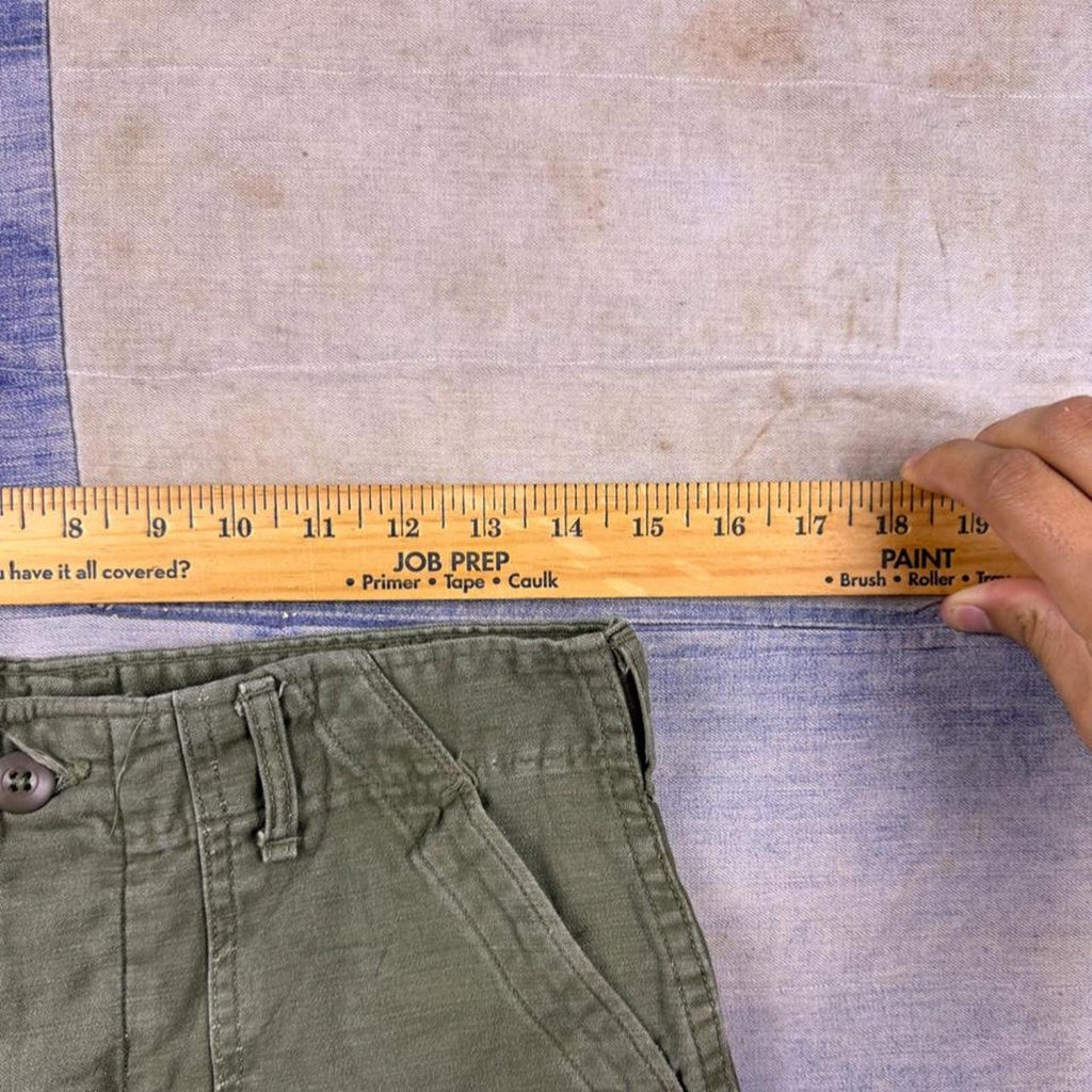 1966 US Army OG-107 Cotton Sateen Baker Pants | 29 x 28.5