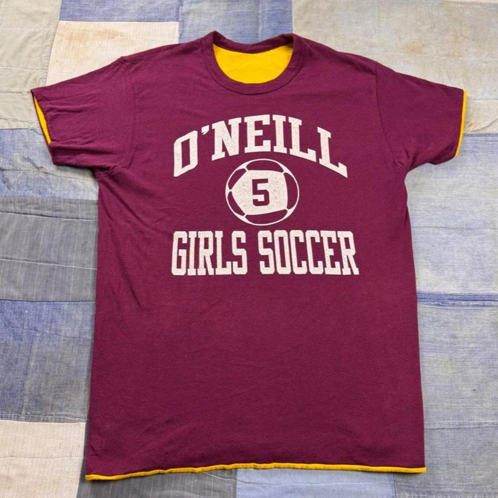 1980s Champion O’Neill Girls Soccer PE Double Face Jersey | Large