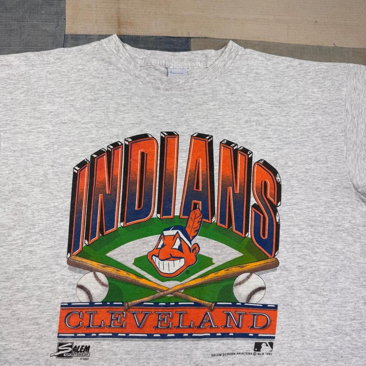 1991 Cleveland Indians Chief Wahoo Tee | XL