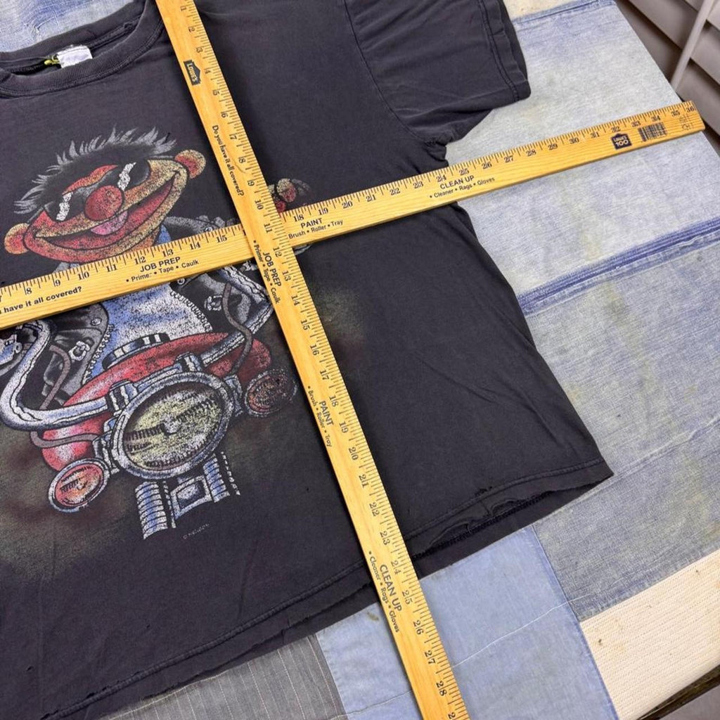 1990s The Muppets Animal Motorcycle Biker Graphic Tee | XXL