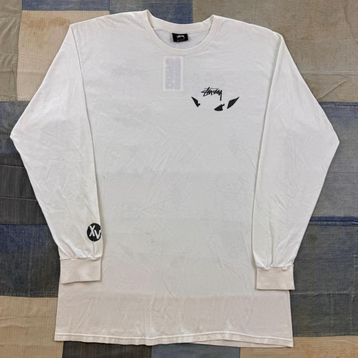 2010s Stüssy XV Multi Logo Long Sleeve Tee | Large