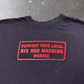 1990s Hells Angels Wessex “Big Red Machine” Support Tee | XL