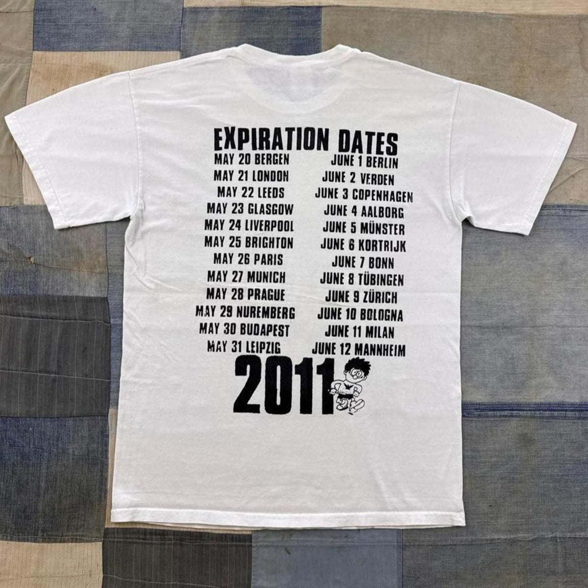 2011 Social Circkle Expiration Dates European Tour Tee | Medium
