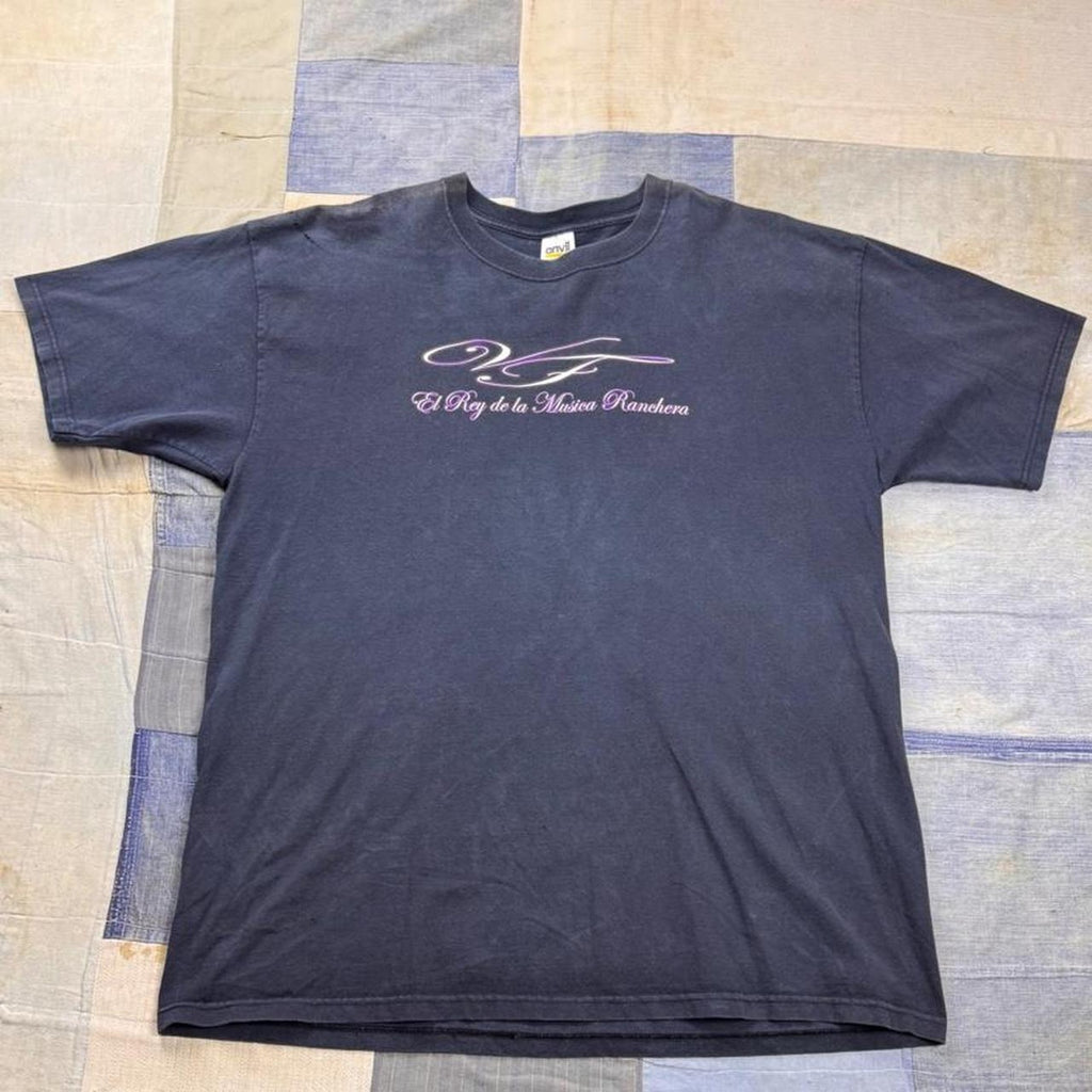 2000s Vicente Fernández El Rey Double-Sided Tee | XL