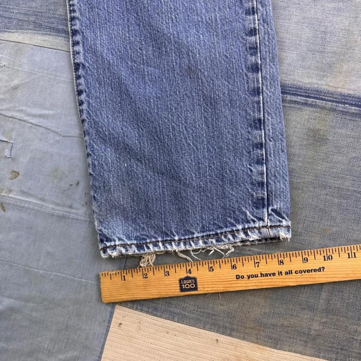 2000s Old Navy Paint Splatter Distressed Jeans | 35x30
