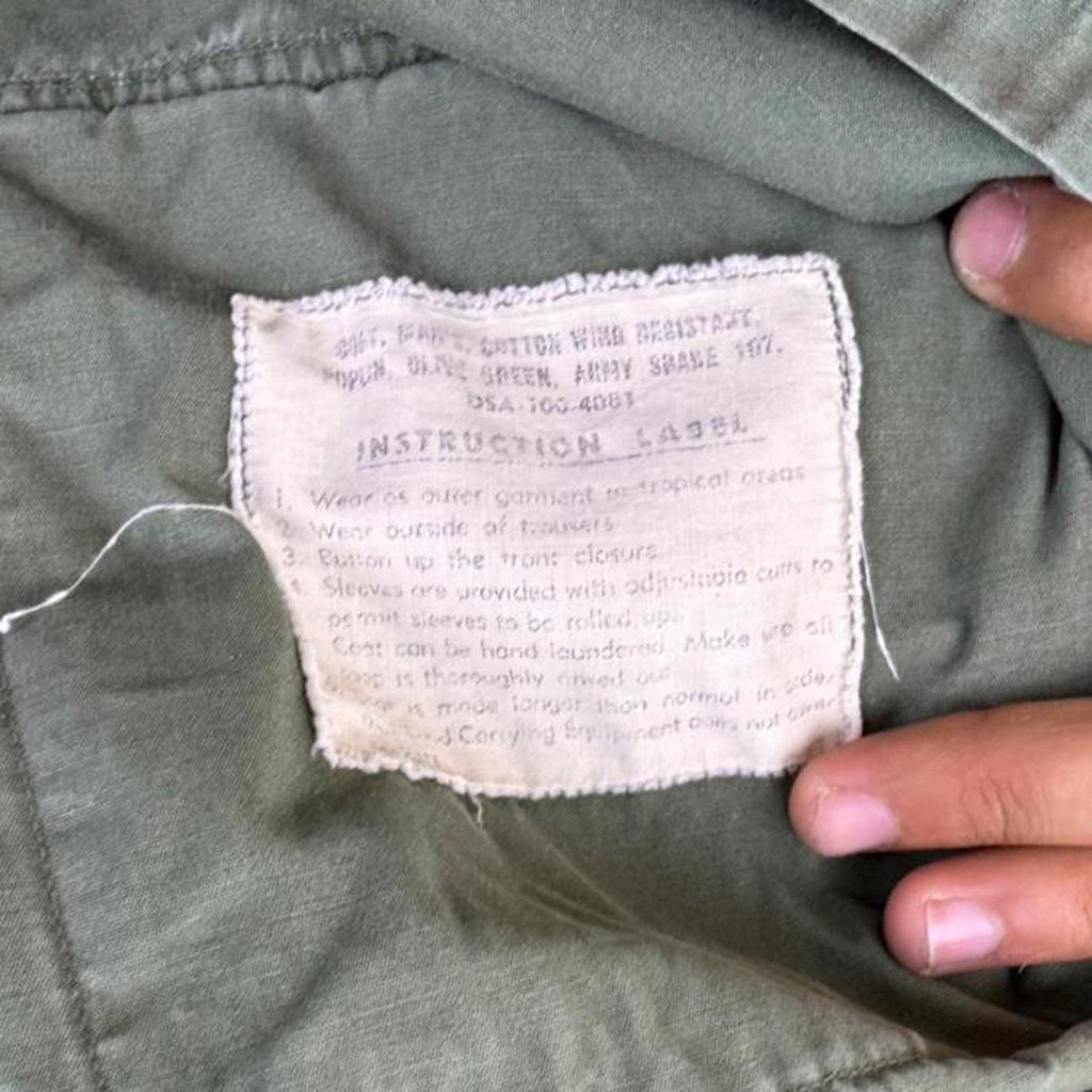 1960s Vietnam War M-65 OG-107 Military Field Jacket | Medium Regular