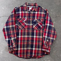 1990s Carhartt Rugged Outdoor Wear Plaid Flannel Shirt | XL