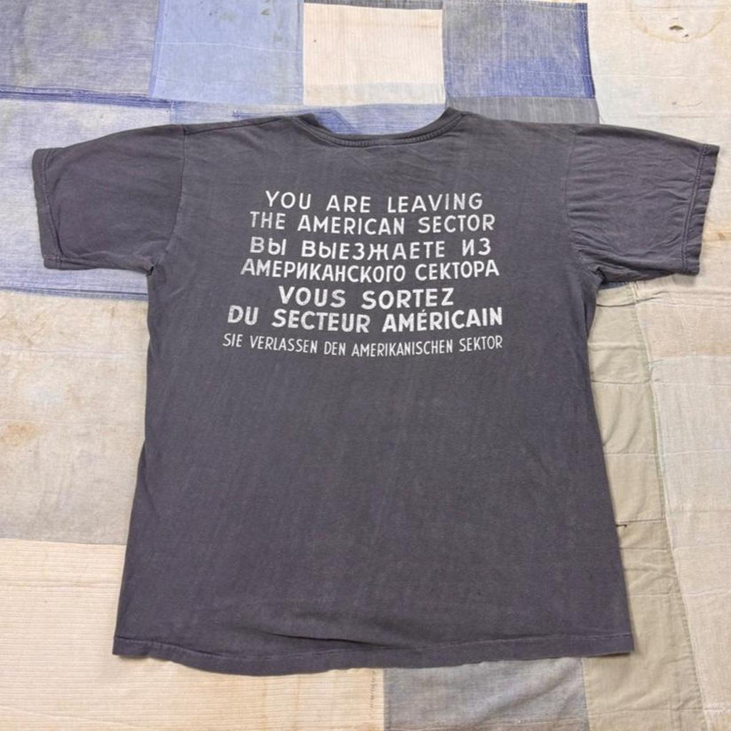 1980s Checkpoint Charlie “You Are Leaving the American Sector” Tee | XL