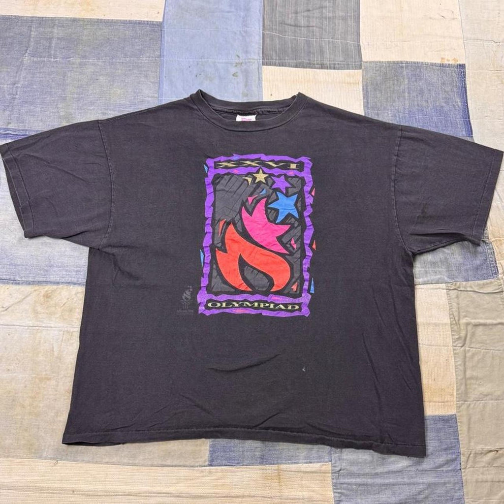 1996 Atlanta Olympics Olympiad Torch Graphic Tee | XL