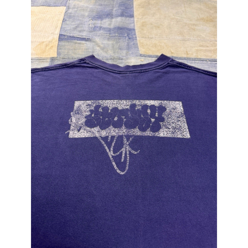 1990s Stussy Graffiti Long Sleeve Tee | Large