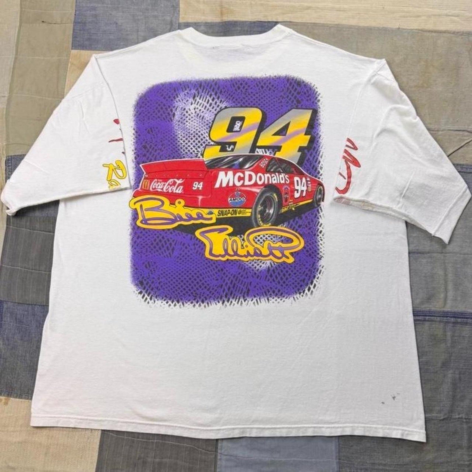1995 Bill Elliott  no.94 McDonald’s NASCAR Racing Tee | XXL