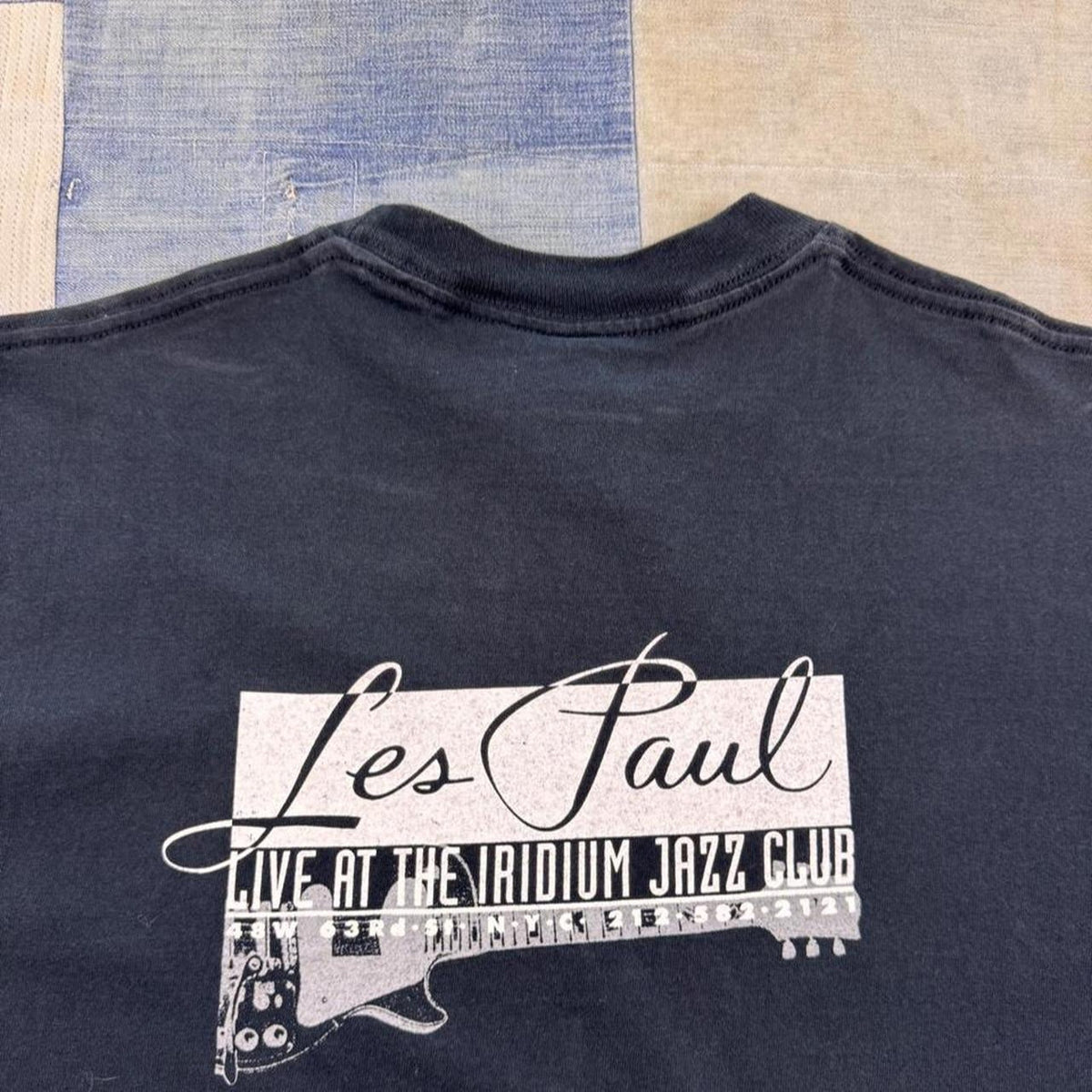 2000s Les Paul Live at the Iridium Jazz Club Double-Sided Tee | Medium