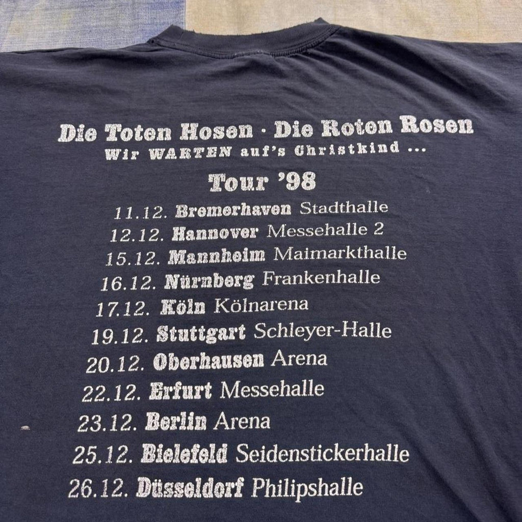 1998 Die Toten Hosen Die Roten Rosen Christmas Tour Tee | XL