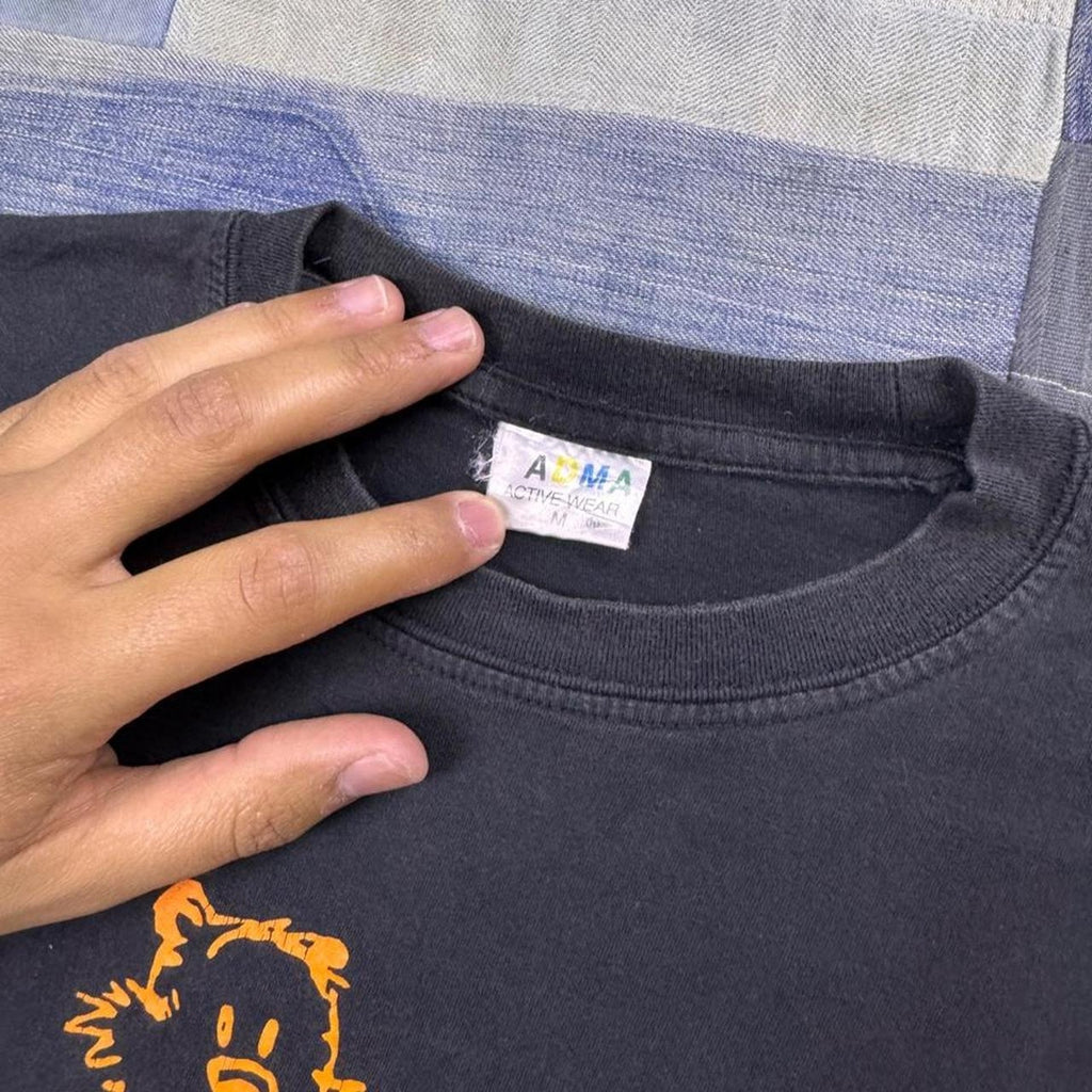 1990s Calvin and Hobbes Spanish School Excursion Bootleg Tee | Medium
